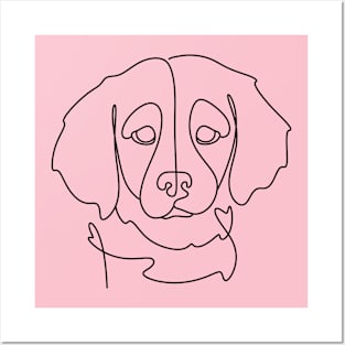 Valentine dog Posters and Art